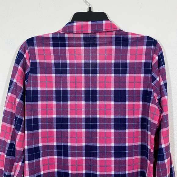 Passport sz:L Pink Plaid Button Down Top Long Sleeve - Picture 12 of 14